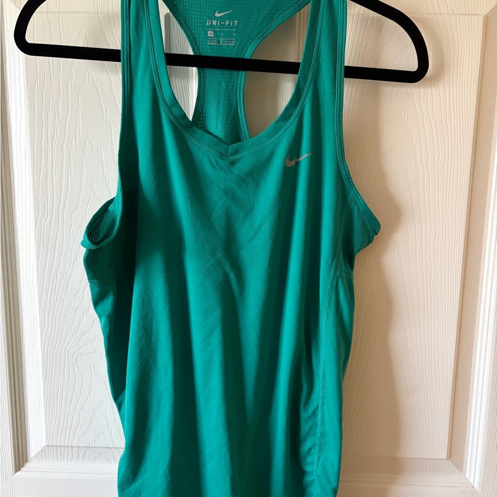 Nike Teal Racerback Dri-FIT Tank Top